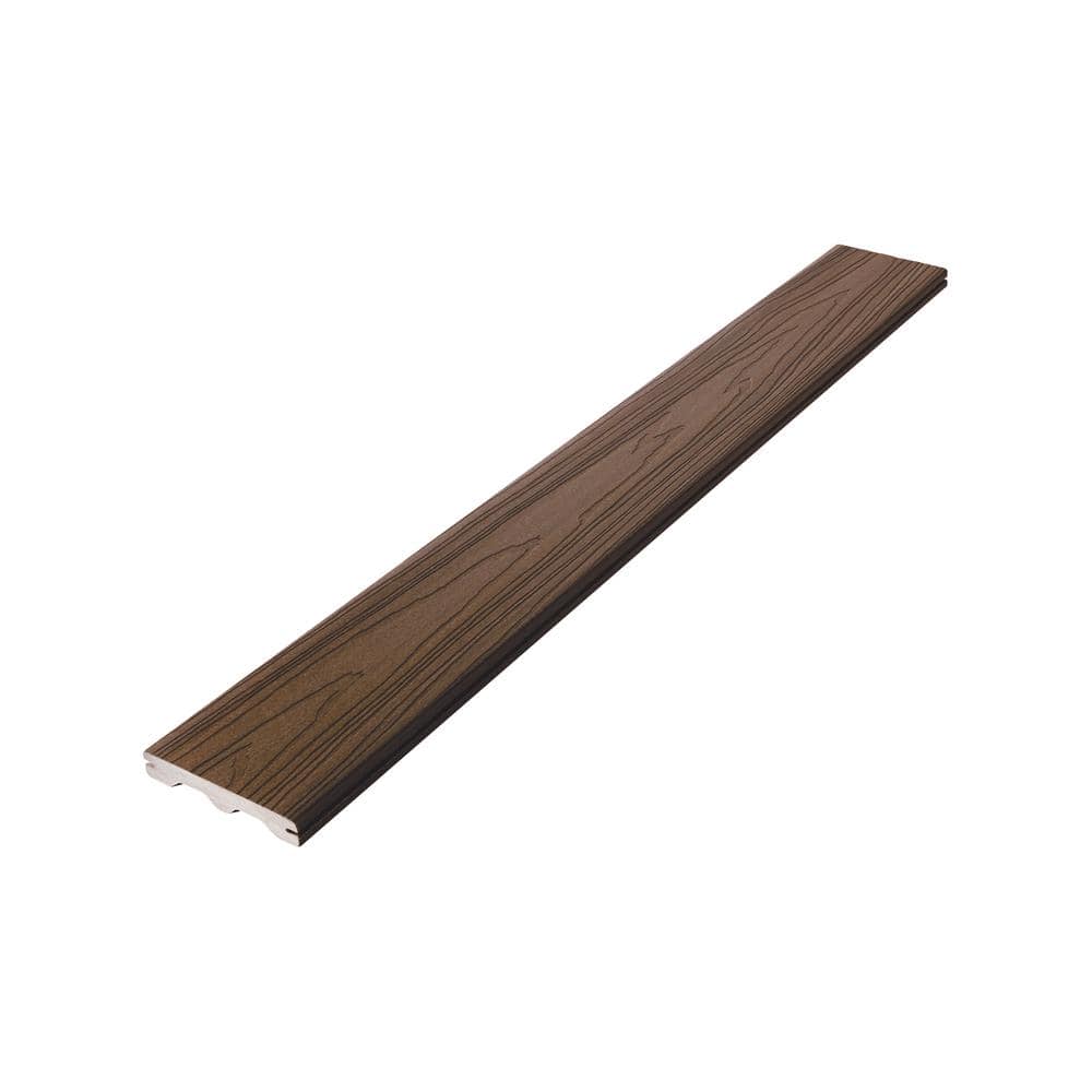 Fiberon ArmorGuard Forest Brown Composite Decking Board 8 ft.