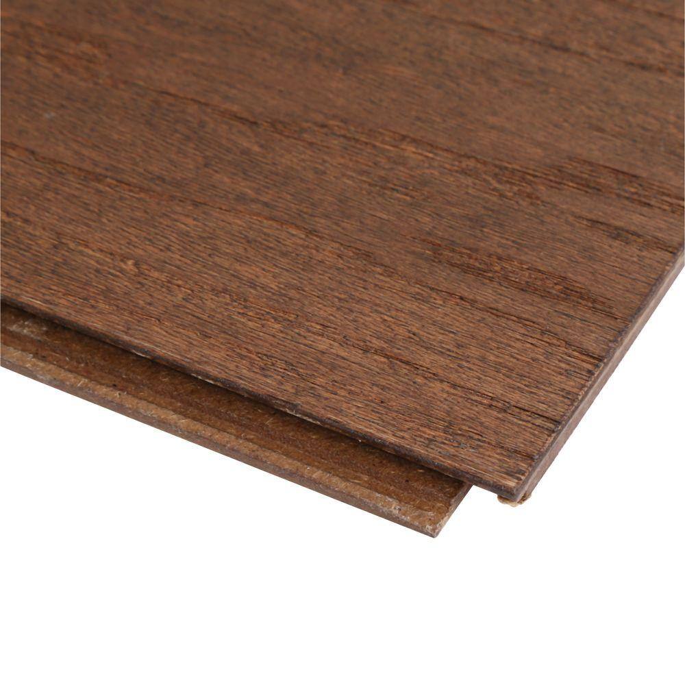 HOMELEGEND Forest Trail Hickory 3/8 in. T x 5 in. W Wire Brushed Engineered Hardwood Flooring (19.7 sqft/case)