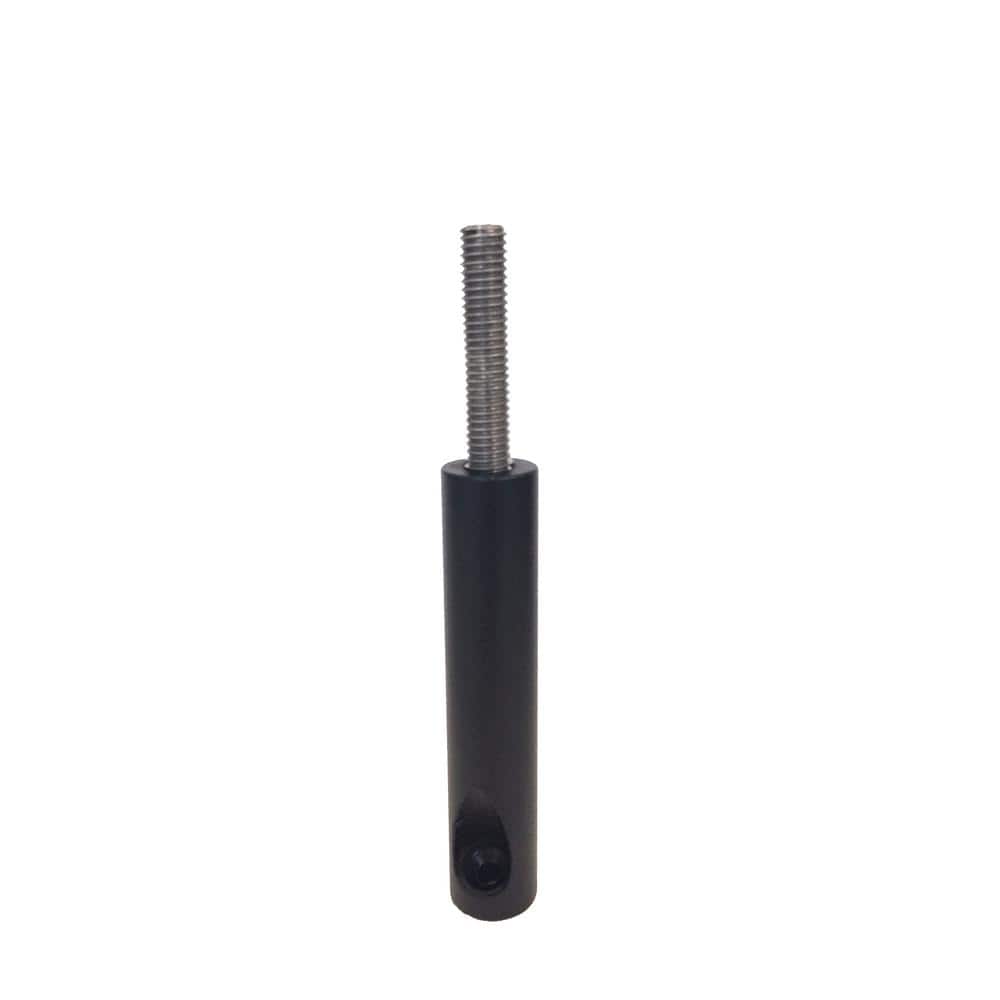 FORTRESS Fe26 Vertical Cable Rail Black Sand Vertical I-Support for Cable Railing System
