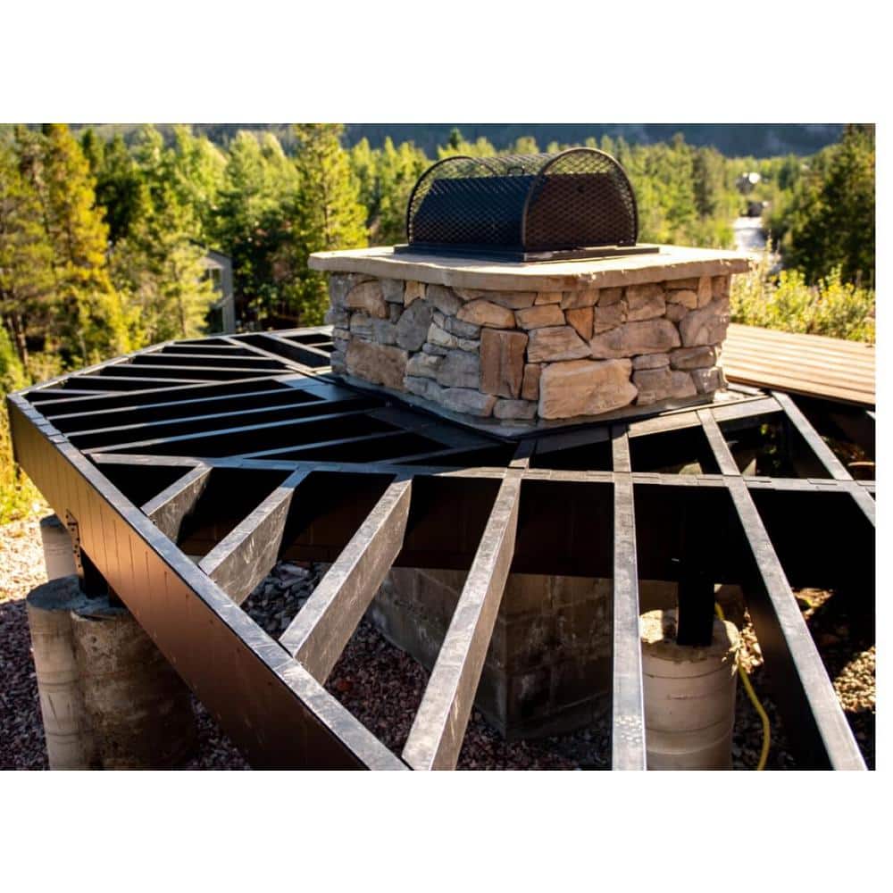 FORTRESS 9 in. Evolution Steel Black Deck Framing Bolt Kit