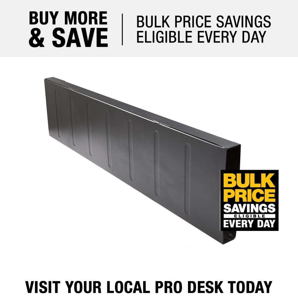FORTRESS 2 in. x 11 in. x 20 ft. Evolution Black Steel Deck Framing Structural Beam