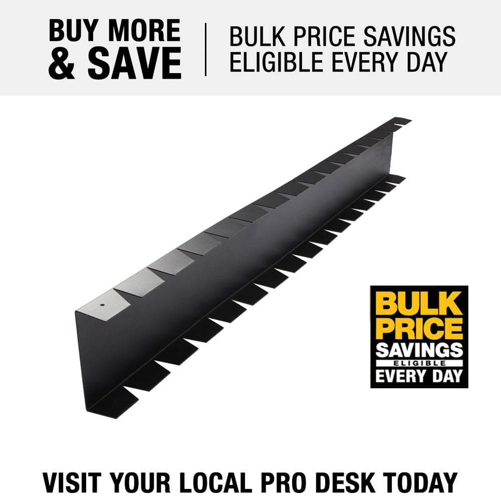 FORTRESS Evolution Steel Black Deck Framing 2 in. x 6 in. x 8 ft. Rim Joist
