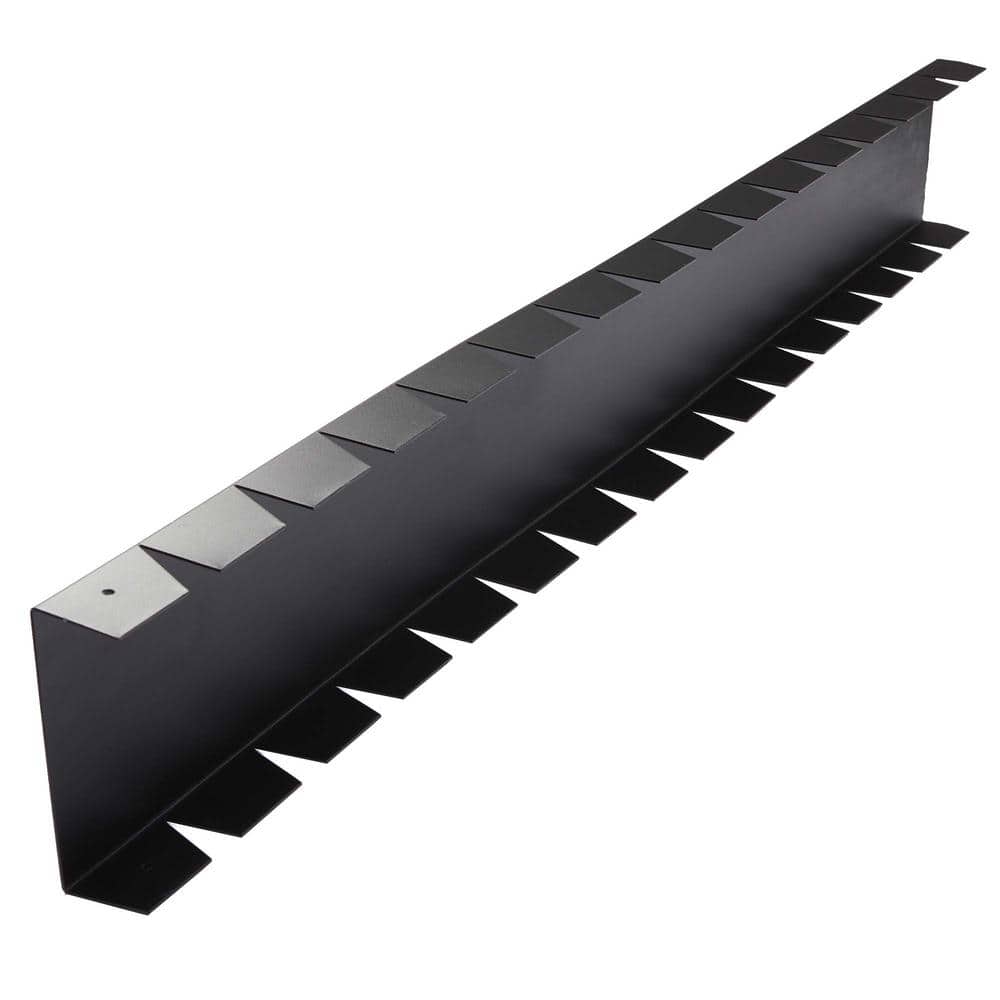 FORTRESS Evolution Steel Black Deck Framing 2 in. x 6 in. x 8 ft. Rim Joist