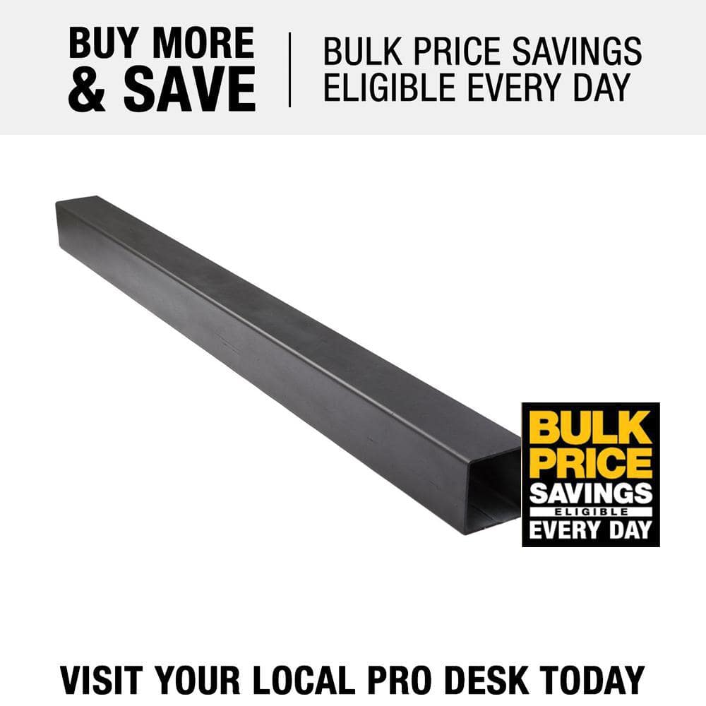 FORTRESS Evolution 3.5 in. x 3.5 in. x 10 ft. Post Steel Black Deck Framing