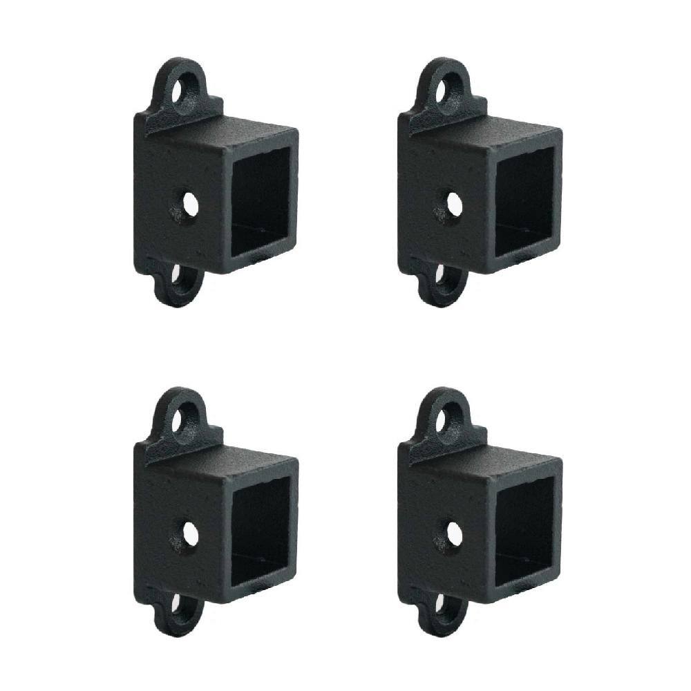 FORTRESS Fe26 Cable Rail 1 in. Black Sand Corner Bracket Stair Railing Kit
