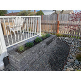 FORTRESS Al13 Home Rail 6.1 in. H x 6.1 in. W Matte White Aluminum Corner Post with Base Cover and Brackets Stair Railing Kit
