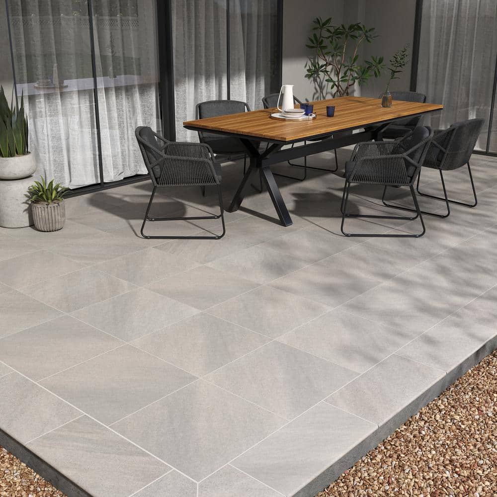 MSI Fossil Snow 5 Piece Porcelain Paver Tile Kit (56 sq. ft. / Pallet)