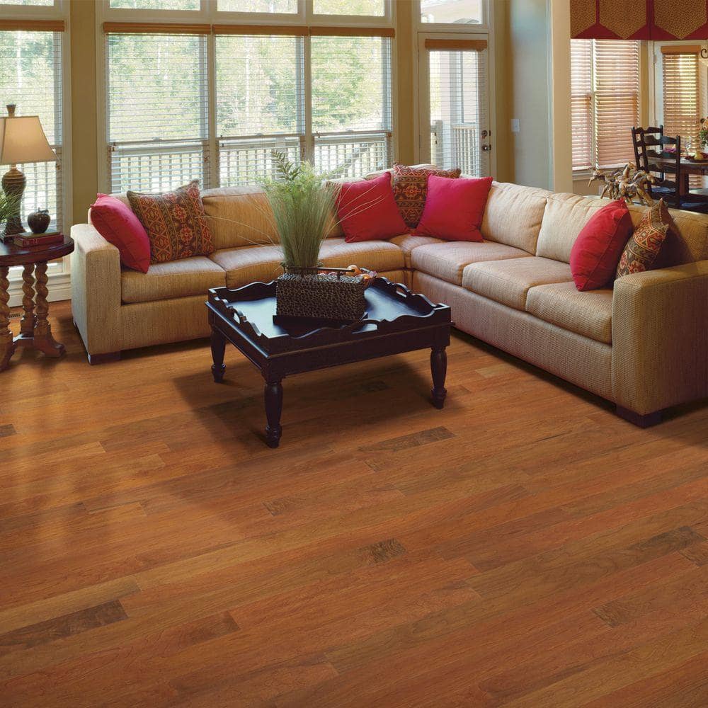 HOMELEGEND Fremont Walnut 3/8 in. T x 5 in. W Hand Scraped Engineered Hardwood Flooring (26.3 sqft/case)