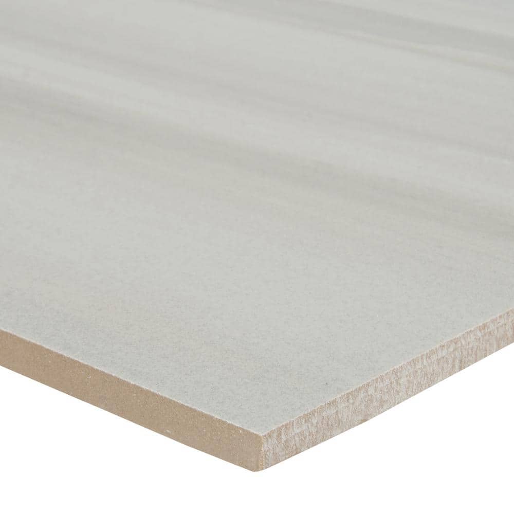 MSI Fresco Blanco 12 in. x 24 in. Matte Porcelain Stone Look Floor and Wall Tile (12 sq. ft./Case)
