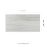 MSI Fresco Blanco 12 in. x 24 in. Matte Porcelain Stone Look Floor and Wall Tile (12 sq. ft./Case)
