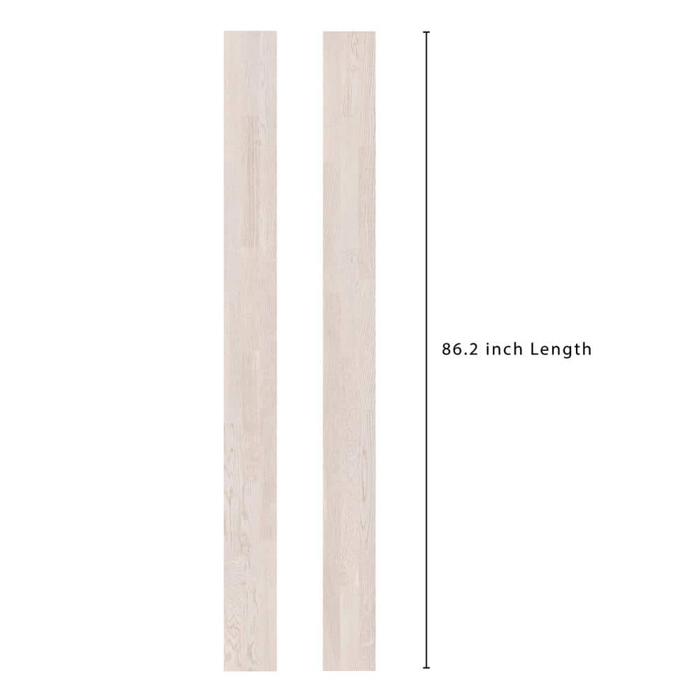 Baltic Wood Frosty European Oak 1/2 in. T x 7.2 in. W Click Lock Wire Brushed Engineered Hardwood Flooring (38.6 sq.ft./case)