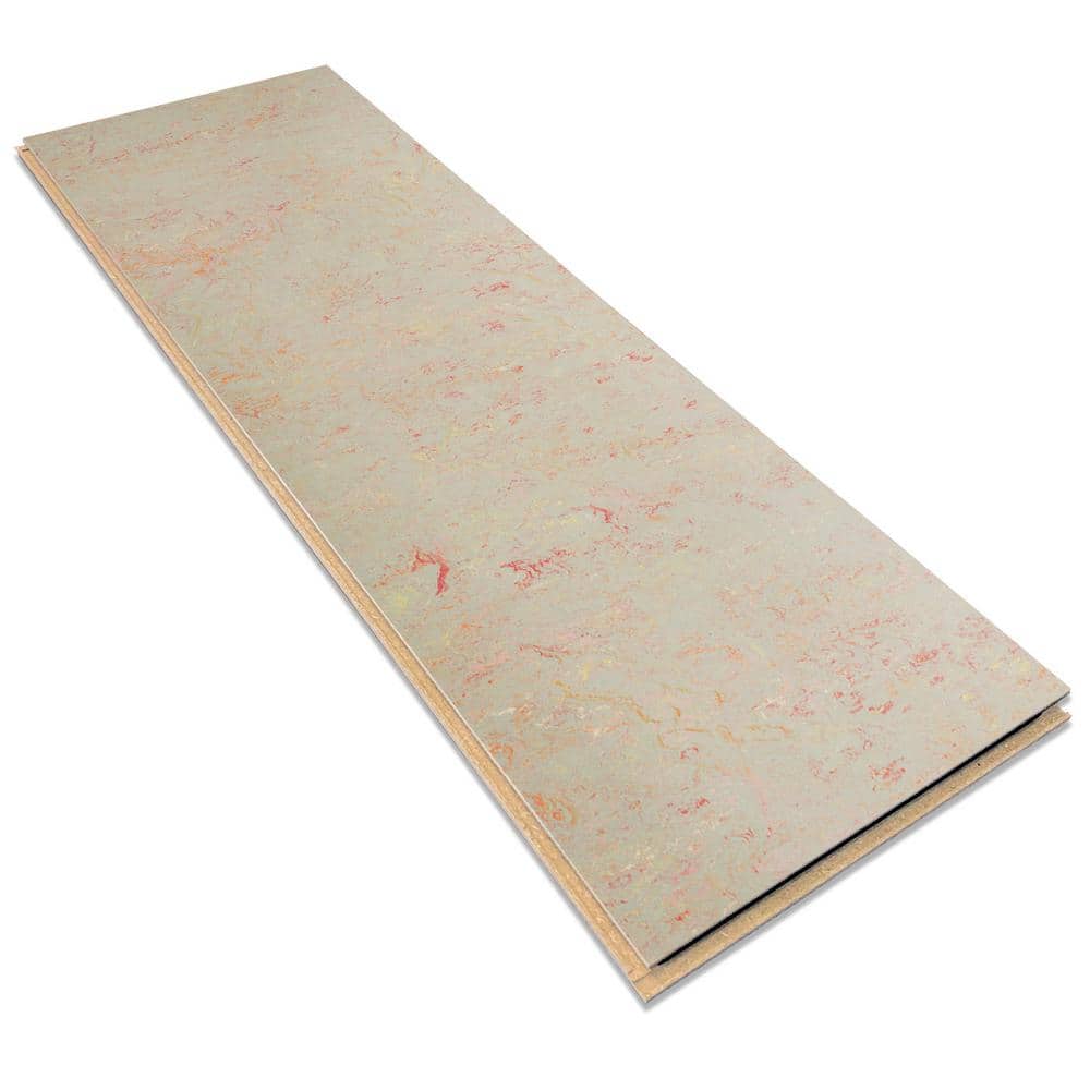 Marmoleum Cinch Loc Seal Fruit Punch 9.8 mm T x 11.81 in. W x 35.43 in. L Laminate Flooring (20.34 sq. ft./case)