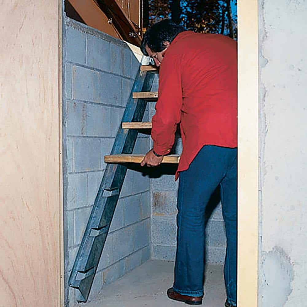 Bilco Cellar Door Stair Stringer Size B 8.9 x 79.5 x 2.09 Galvanized Steel 7 Tread