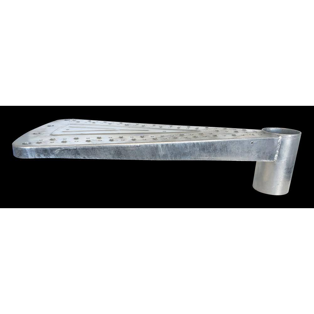 Dolle Toronto V3 PE 13 ft. 1 in. Galvanized Stair Kit
