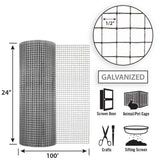 Garden Craft 24 in. H x 100 ft. L Hardware Cloth with 1/2 in. Openings
