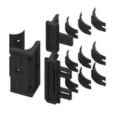 Black Nylon Polymer Round Post Adapter Kit for Weatherables Trident Latch