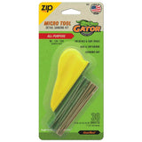 Gator MicroZip 1 in. x 3-1/2 in. All-Purpose Hook and Loop Assorted Grits Detail Sanding Block Kit