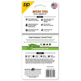 Gator MicroZip 1 in. x 3-1/2 in. All-Purpose Hook and Loop Assorted Grits Detail Sanding Block Kit