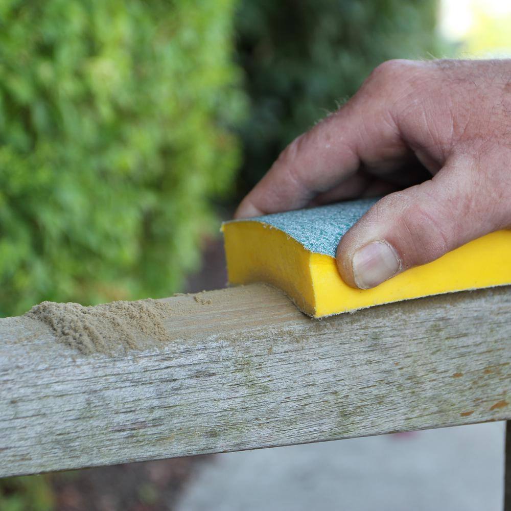 Gator Super Sponge 3 in. x 5 in. x 1 in Medium 60 Grit Sanding Sponge