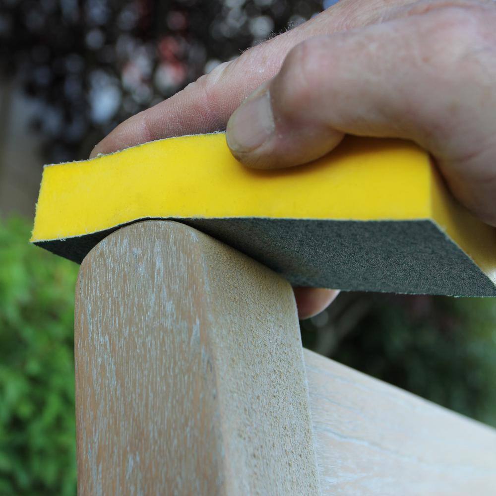Gator Super Sponge 3 in. x 5 in. x 1 in Medium 60 Grit Sanding Sponge