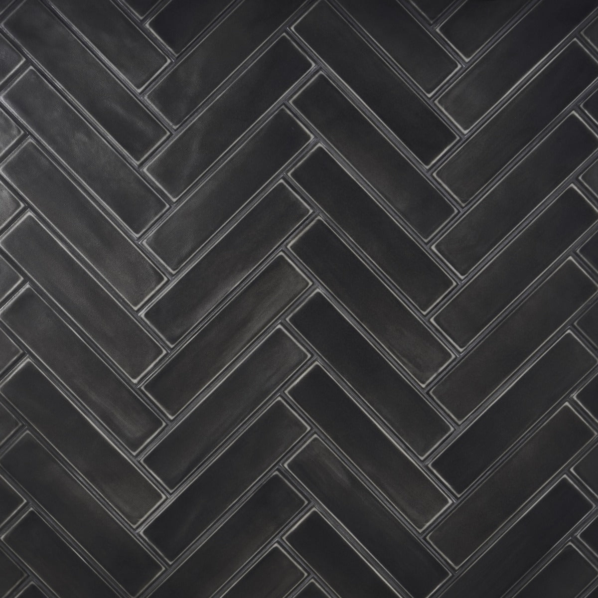 Stacy Garcia Artblock Nero Black 4x16 Matte Porcelain Tile