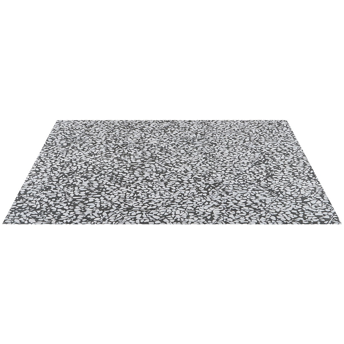 Lux Tile Terrazzo Hex Nero Black & White 9" Matte Porcelain Tile