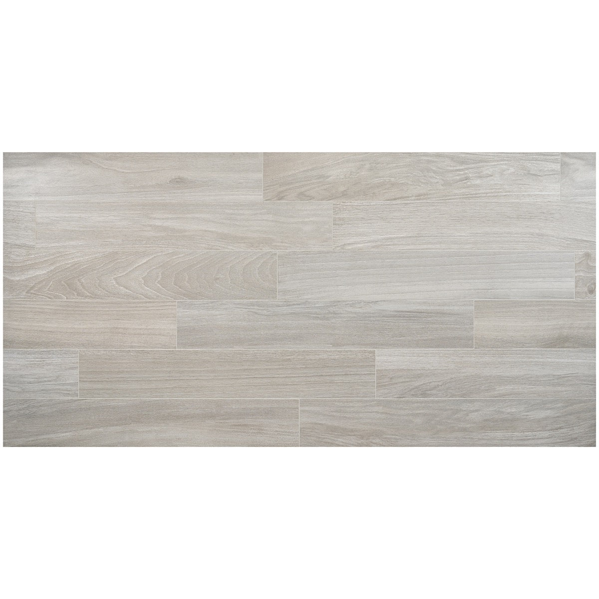 Silkwood Gray Matte Porcelain Tile - 8x48 Wood Look