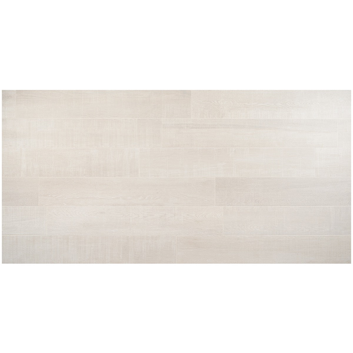 Silkwood White Matte Porcelain Tile - 8x48 Wood Look
