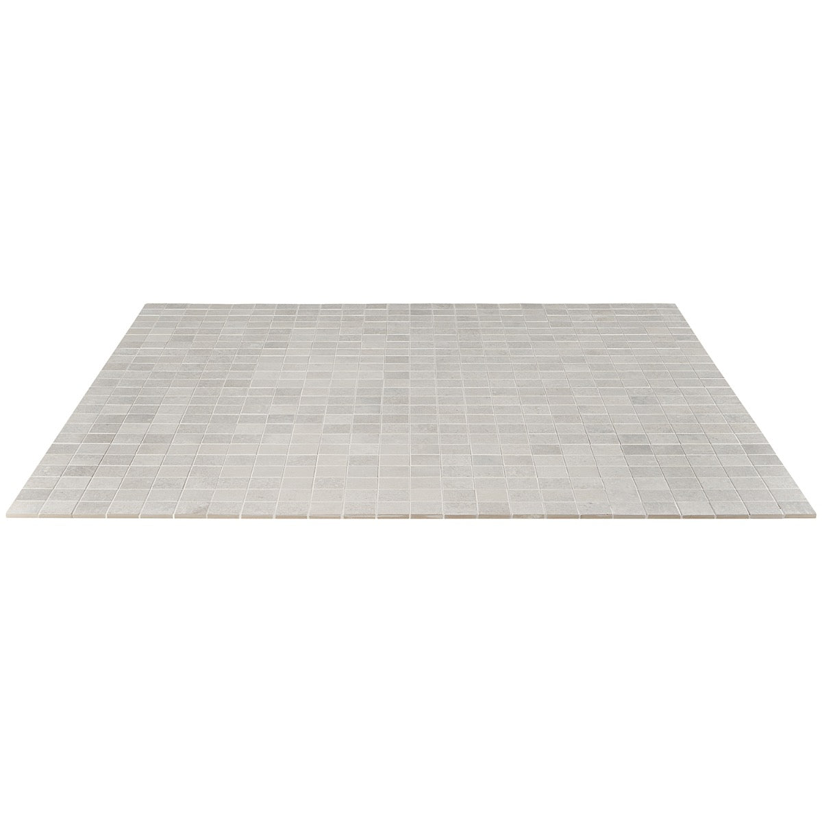 Bronx Argent Silver 2x2 Matte Porcelain Mosaic Tile - Durable Industrial Design