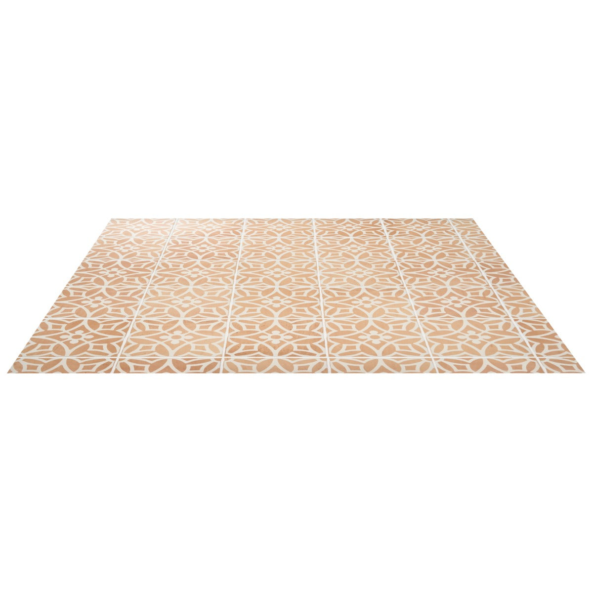 Saltillo Flora Terracotta 9x9 Matte Porcelain Tile - Lux Tile
