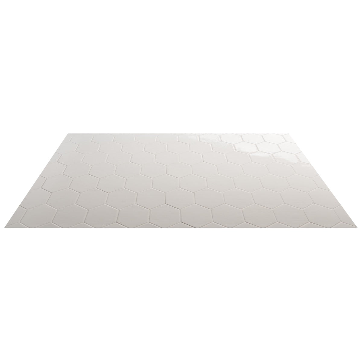 Morocco Blanco White 4x8 Picket Glossy Porcelain Tile by Lux Tile