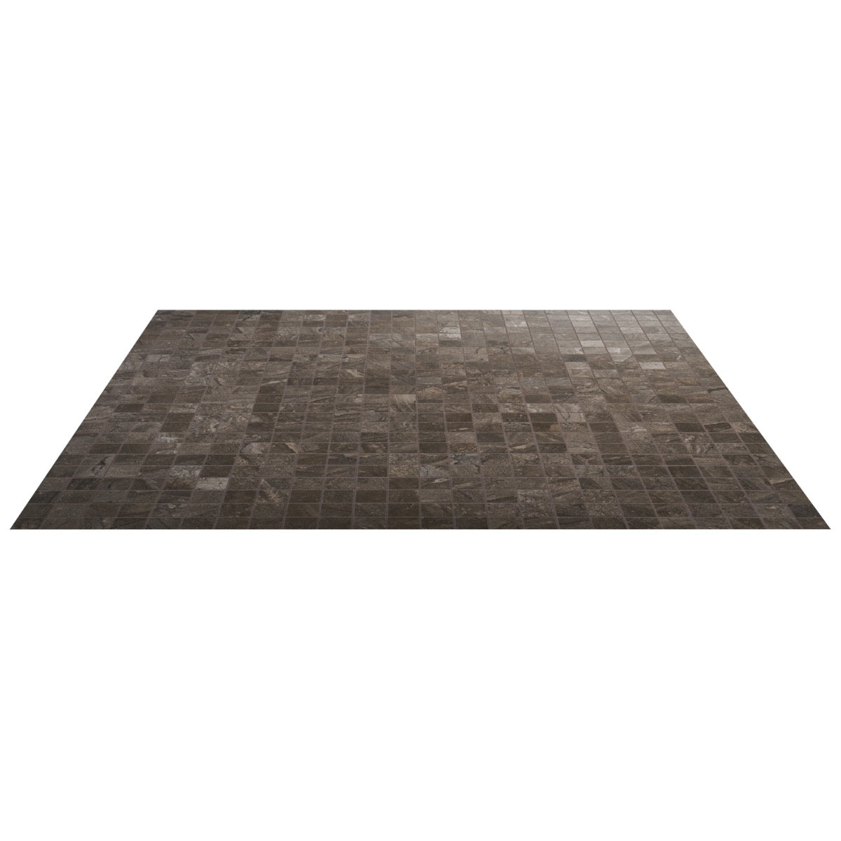 Santo Earth Brown 2x2 Matte Porcelain Mosaic Tile - Lux Tile