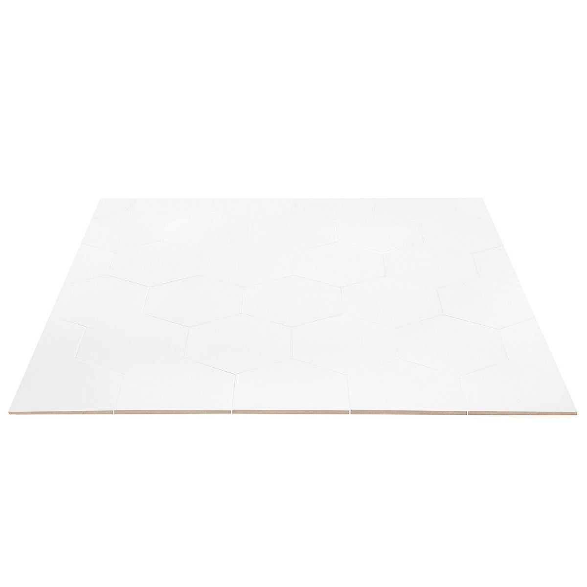 SymetroHex White 10" Matte Porcelain Tile - Lux Tile