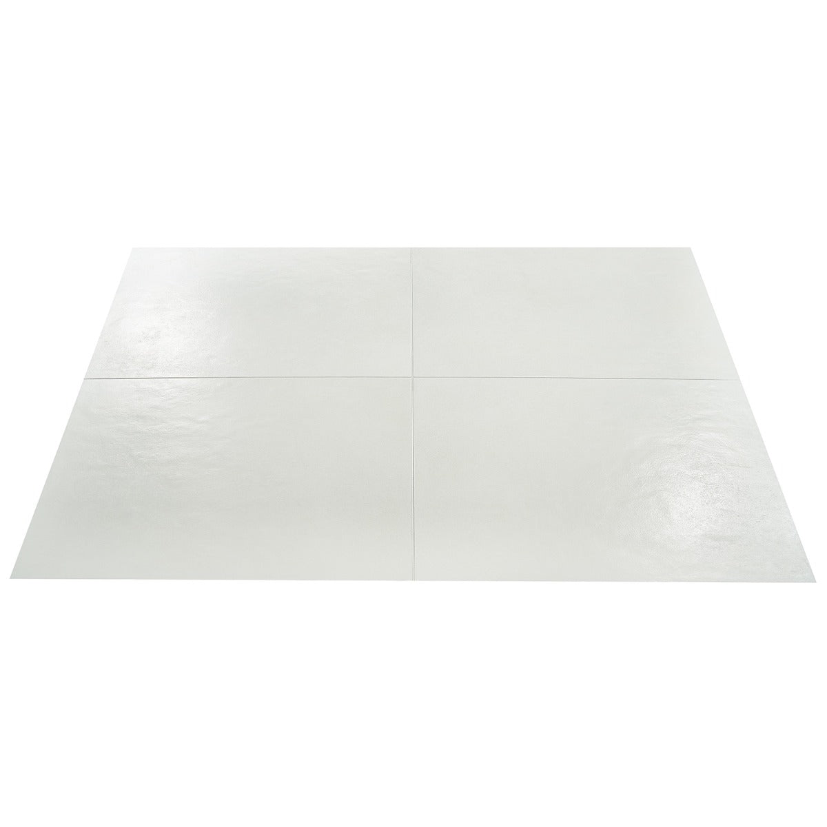Rethink Plaster White Matte Porcelain Tile - 24x24, Made in Italy