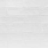 Lancaster Bianco White 3x12 Polished Ceramic Subway Wall Tile