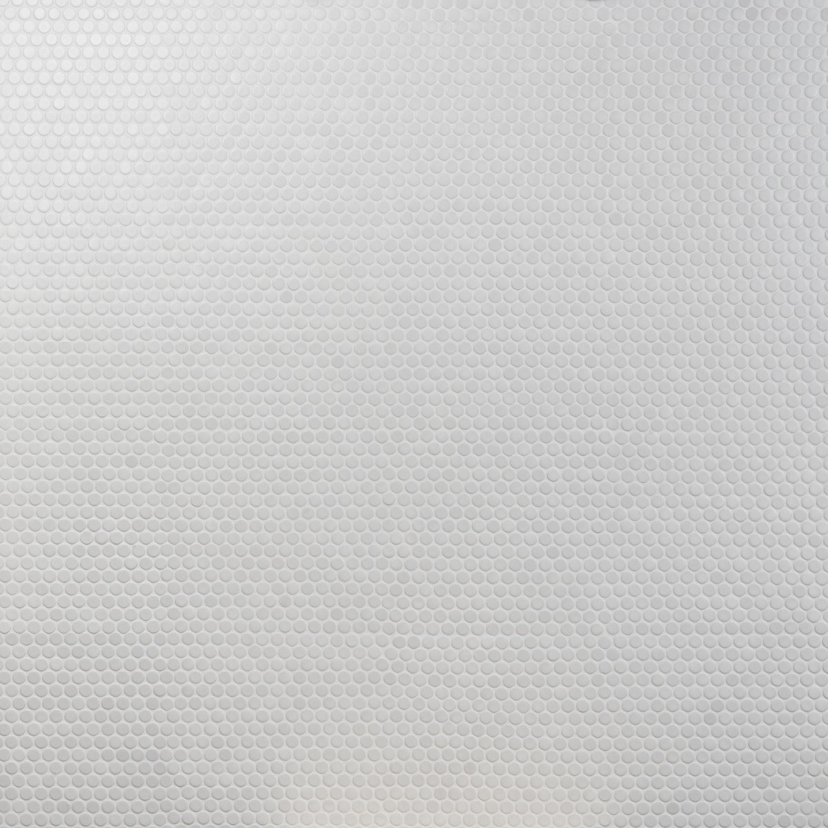 Eden White Penny Round Matte Porcelain Mosaic Tile for Bathrooms and Backsplashes