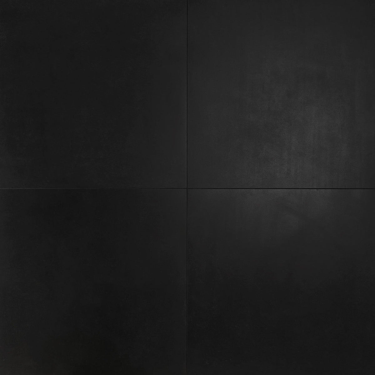Lines Black Matte Porcelain Tile 24x24 - Lux Tile