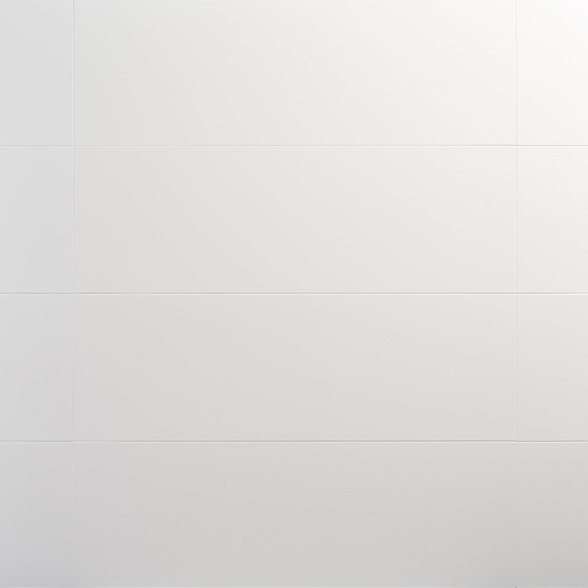 Lux Tile Reverb White 12x36 Matte Ceramic Wall Tile