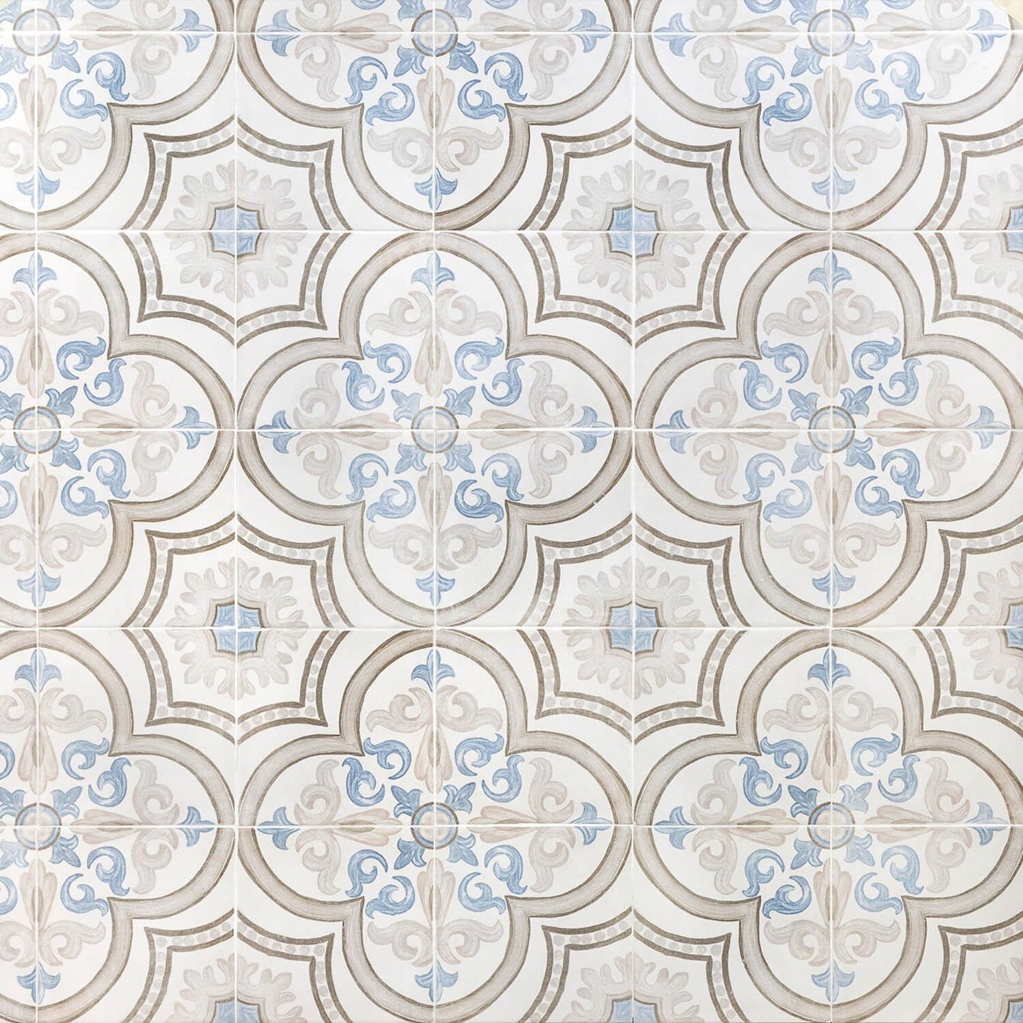 Amadora Daiza Multicolor 8x8 Matte Porcelain Tile - Lux Tile