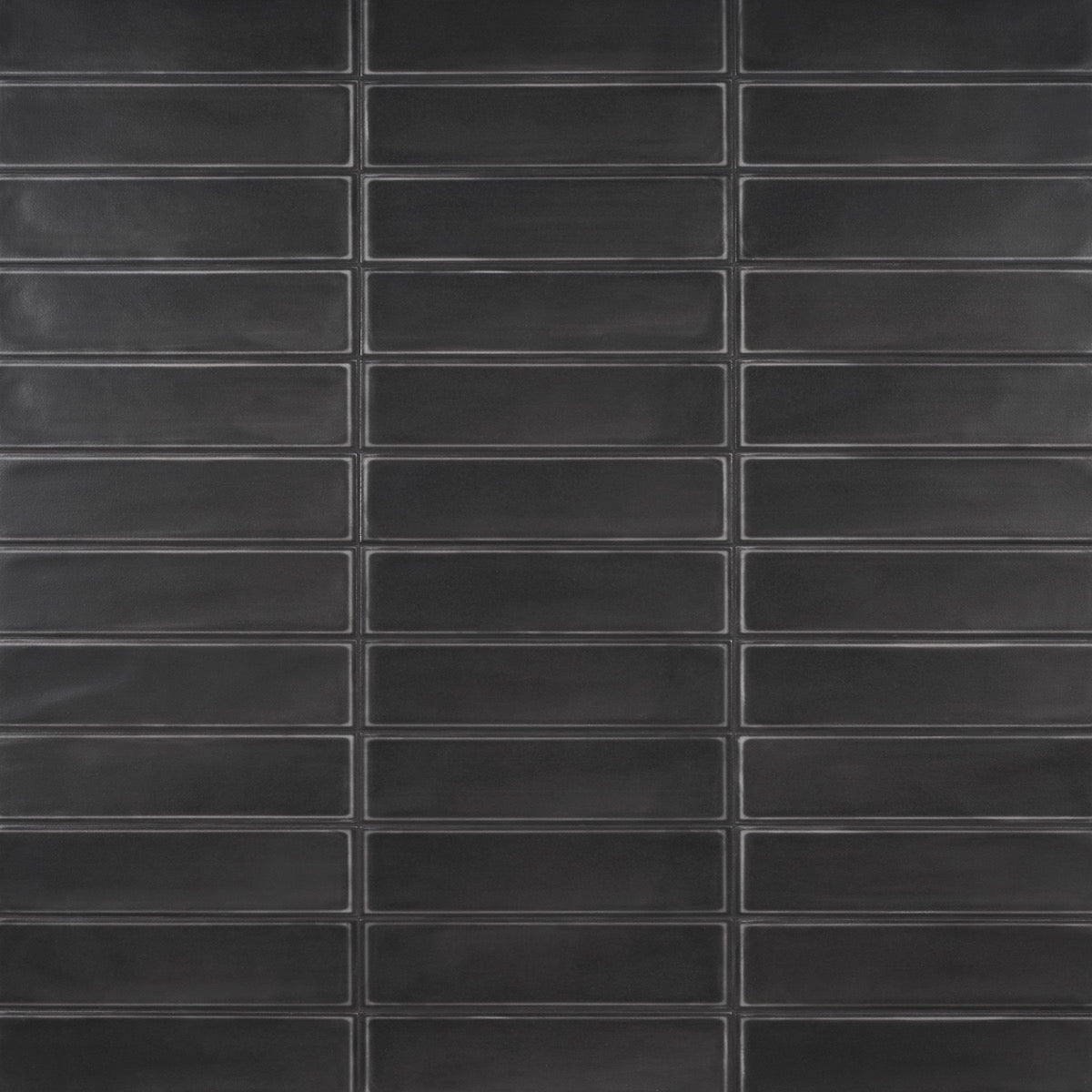 Stacy Garcia Artblock Nero Black Matte Porcelain Tile 4x16