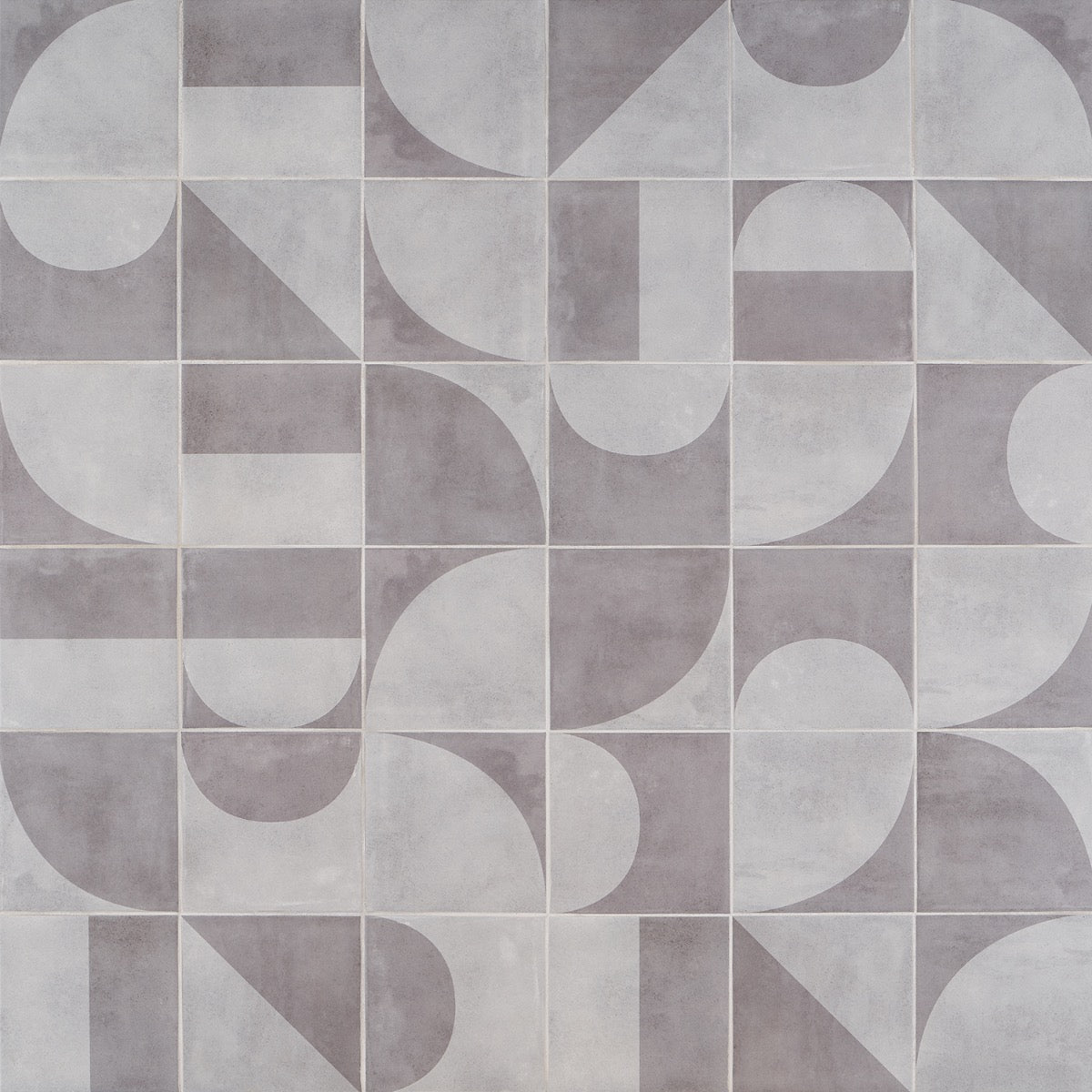Brando Dark Gray 8x8 Matte Porcelain Tile - Lux Tile