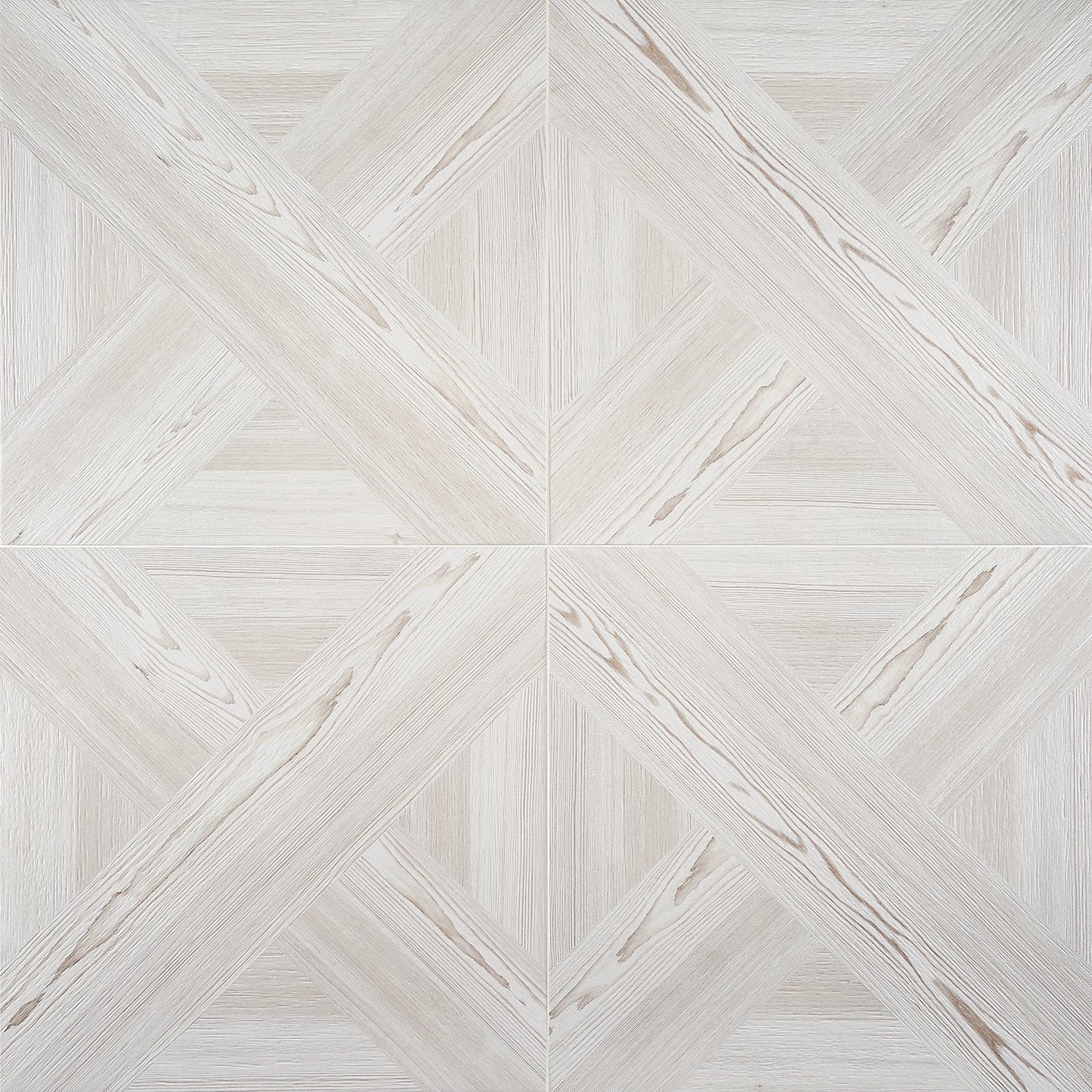 Mandorla White 24x24 Matte Wood Look Porcelain Tile