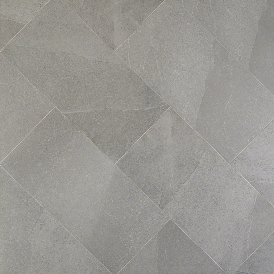Fordham Grigio Gray 12x24 Matte Porcelain Tile for Walls and Floors