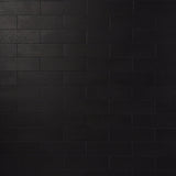 Tessuto Carbone Black Matte Porcelain Subway Tile 4x12