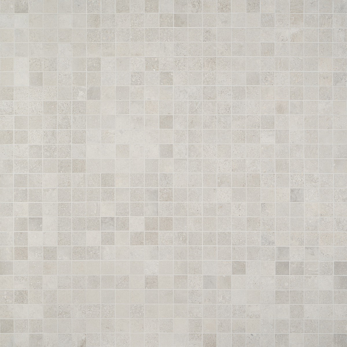 Bronx Argent Silver 2x2 Matte Porcelain Mosaic Tile - Durable Industrial Design