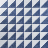 Art Geo Terrazzo Dos Blue 8x8 Matte Porcelain Tile by Elizabeth Sutton