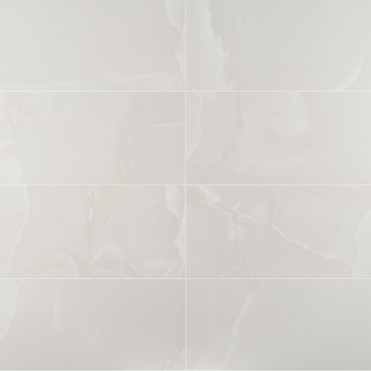 DreamStone Aztec Onyx Bianco 12x24 Polished Porcelain Tile