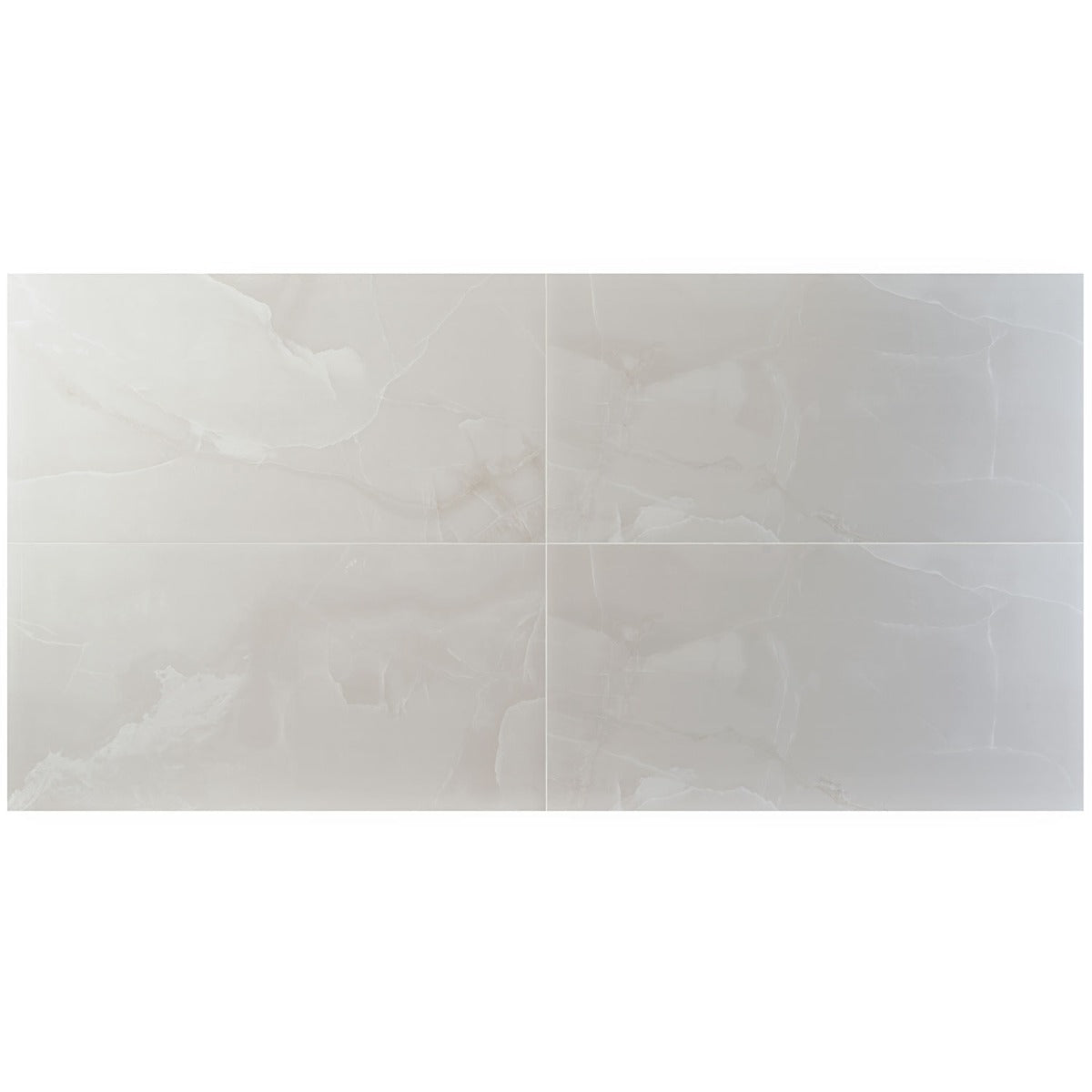 DreamStone Aztec Onyx Bianco 24x48 Polished Porcelain Tile