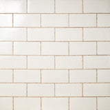 Jamesport White 6"x12" Glossy Porcelain Subway Tile