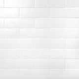 London White Matte Ceramic Subway Tile 3x9 for Walls